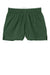 Sport-Tek YGST311 Youth Girls Jersey Knit Squad Shorts Forest Green Flat Front
