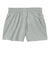 Sport-Tek YGST311 Youth Girls Jersey Knit Squad Shorts Heather Grey Flat Back