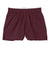 Sport-Tek YGST311 Youth Girls Jersey Knit Squad Shorts Maroon Flat Front
