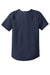 New Era YNEA220 Youth Diamond Era Moisture Wicking Short Sleeve Jersey Navy Blue Flat Back