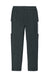 Sport-Tek YPST800 Youth Moisure Wicking Travel Pants w/ Pockets Iron Grey/White Flat Back