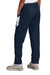 Sport-Tek YPST800 Youth Moisure Wicking Travel Pants w/ Pockets True Navy Blue/White Model Back