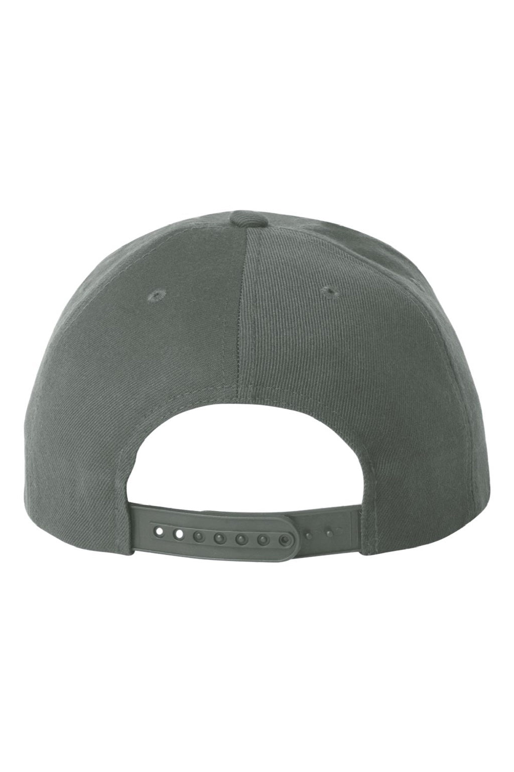 Yupoong Hats 6089/6089MT Mens Adjustable Hat Dark Grey Flat Back