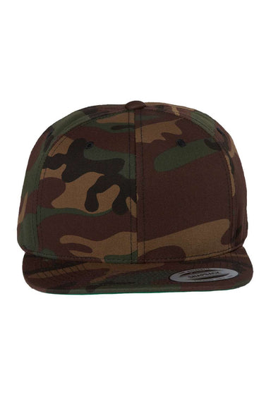 Yupoong Hats 6089/6089MT Mens Adjustable Hat Camo Flat Front