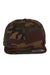 Yupoong Hats 6089/6089MT Mens Adjustable Hat Camo Flat Front