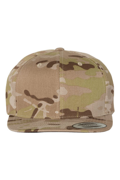 Yupoong Hats 6089/6089MT Mens Adjustable Hat Multicam Arid Flat Front