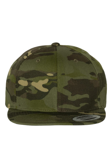 Yupoong Hats 6089/6089MT Mens Adjustable Hat Multicam Tropic Flat Front