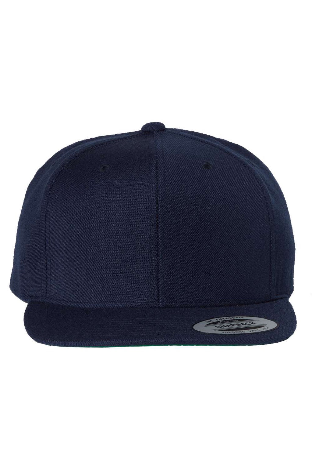Yupoong Hats 6089/6089MT Mens Adjustable Hat Navy Blue Flat Front