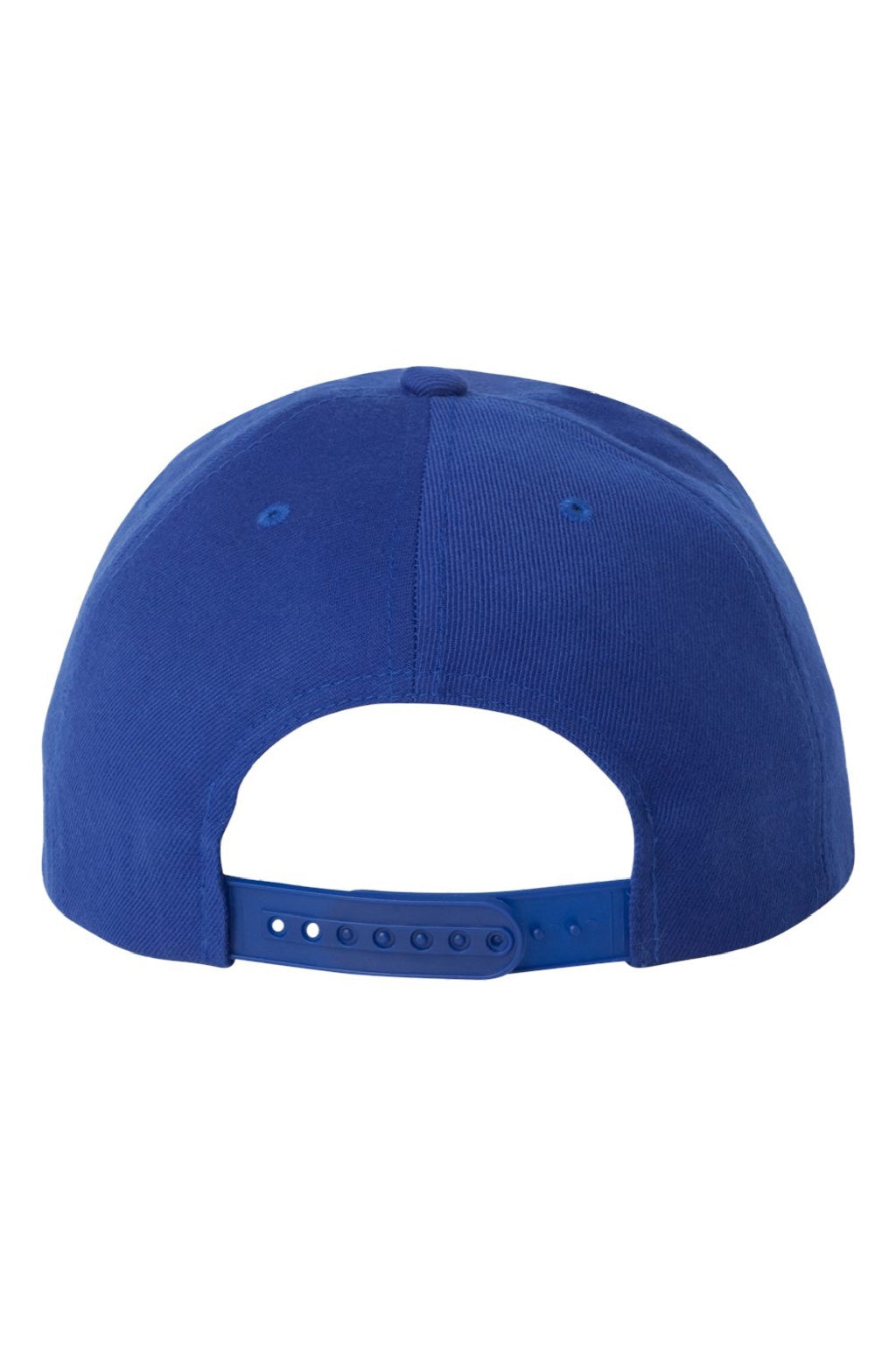 Yupoong Hats 6089/6089MT Mens Adjustable Hat Royal Blue Flat Back
