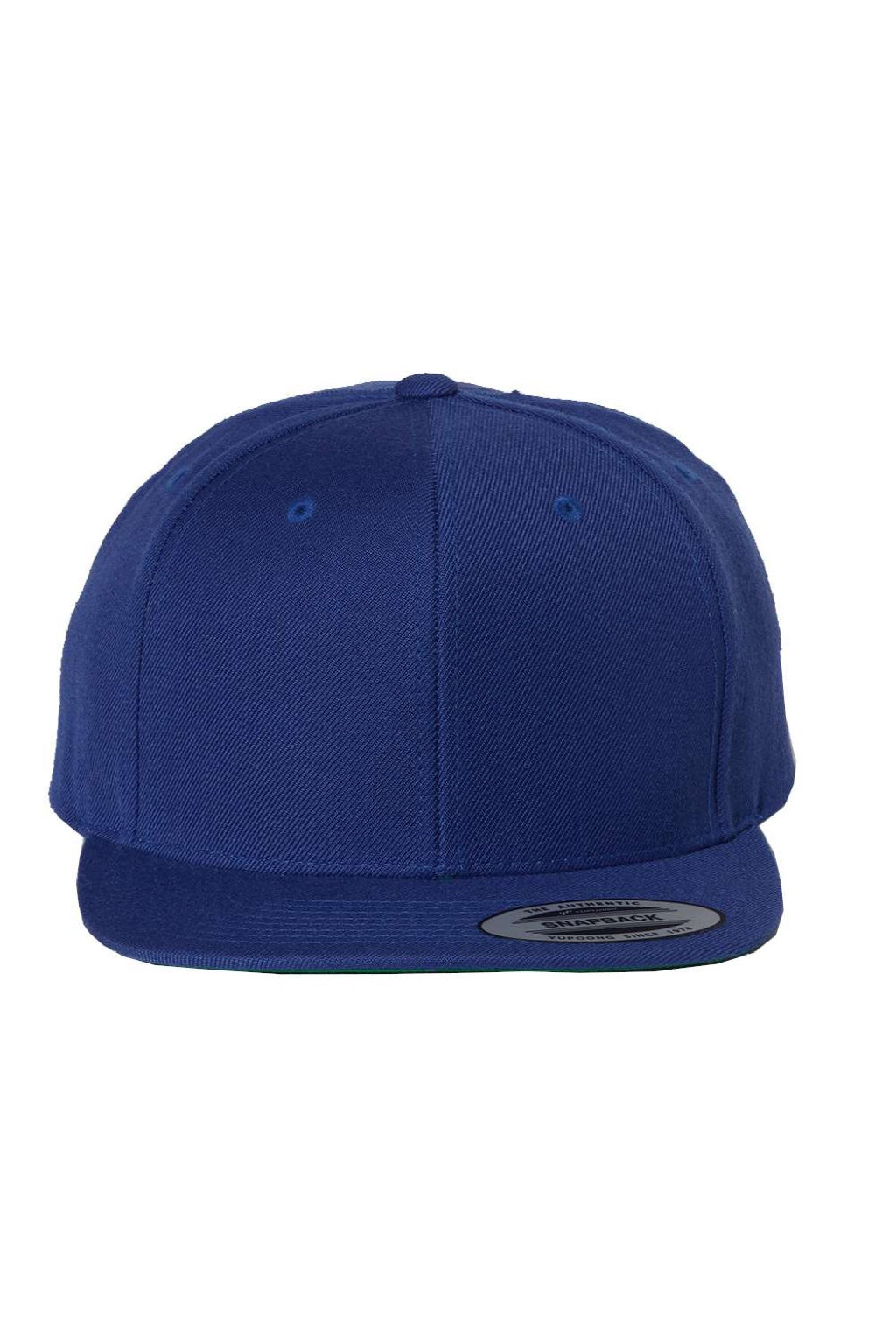Yupoong Hats 6089/6089MT Mens Adjustable Hat Royal Blue Flat Front