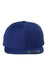 Yupoong Hats 6089/6089MT Mens Adjustable Hat Royal Blue Flat Front