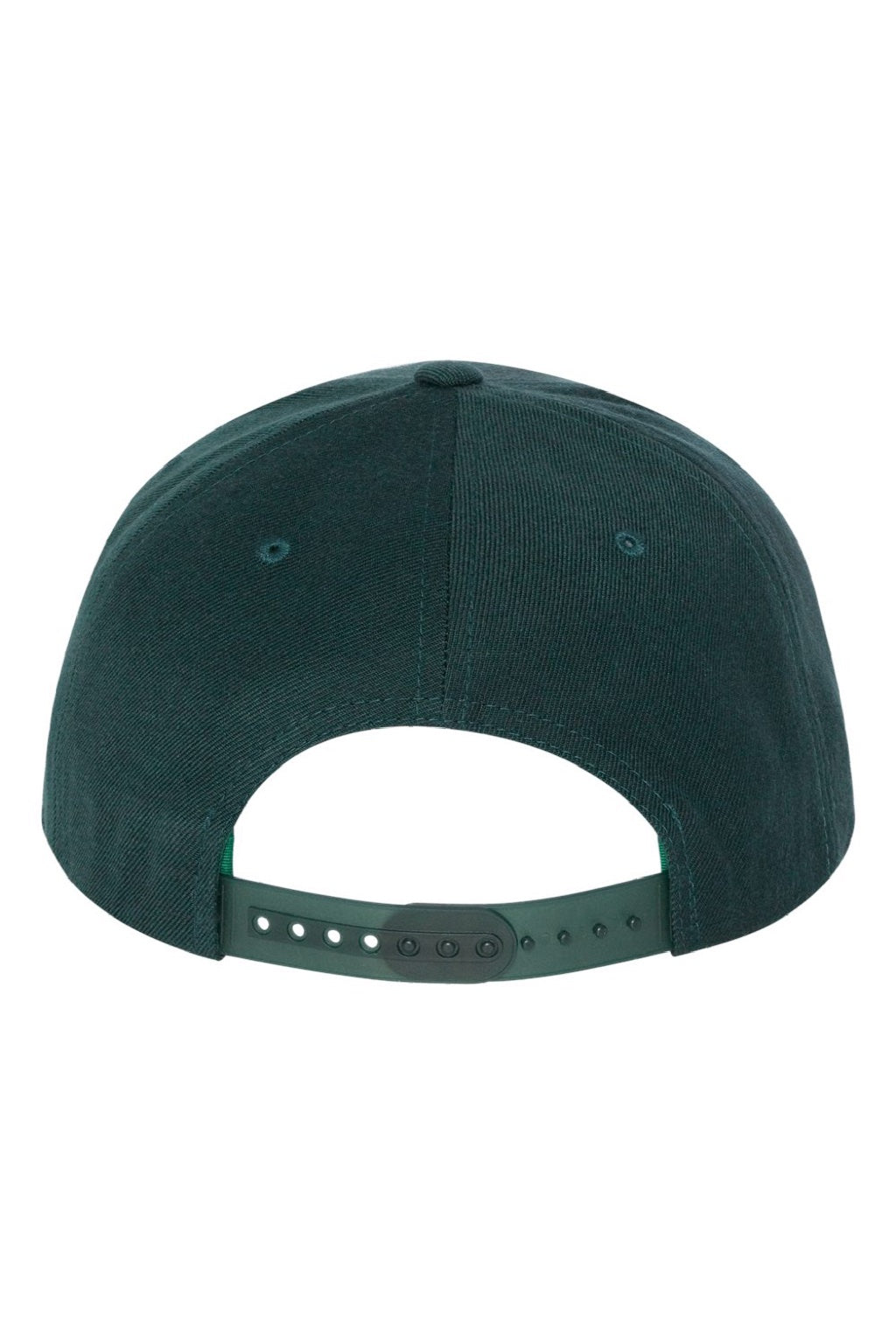 Yupoong Hats 6089/6089MT Mens Adjustable Hat Spruce Green Flat Back