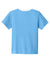 Sport-Tek YST100 Youth Moisture Wicking Competitor United Short Sleeve Crewneck T-Shirt Carolina Blue/White Flat Back