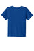 Sport-Tek YST100 Youth Moisture Wicking Competitor United Short Sleeve Crewneck T-Shirt True Royal Blue/White Flat Back