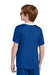 Sport-Tek YST100 Youth Moisture Wicking Competitor United Short Sleeve Crewneck T-Shirt True Royal Blue/White Model Back