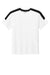 Sport-Tek YST100 Youth Moisture Wicking Competitor United Short Sleeve Crewneck T-Shirt White/Black Flat Front