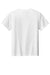 Sport-Tek YST100 Youth Moisture Wicking Competitor United Short Sleeve Crewneck T-Shirt White Flat Back