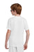 Sport-Tek YST100 Youth Moisture Wicking Competitor United Short Sleeve Crewneck T-Shirt White Model Back