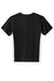 Sport-Tek YST101 Youth Moisture Wicking Competitor United Short Sleeve V-Neck T-Shirt Black/White Flat Back