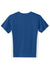 Sport-Tek YST101 Youth Moisture Wicking Competitor United Short Sleeve V-Neck T-Shirt Royal Blue/White Flat Back