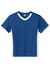 Sport-Tek YST101 Youth Moisture Wicking Competitor United Short Sleeve V-Neck T-Shirt Royal Blue/White Flat Front