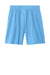 Sport-Tek YST103 Youth Moisture Wicking Competitor United Athletic Shorts Carolina Blue/White Flat Back