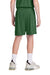 Sport-Tek YST103 Youth Moisture Wicking Competitor United Athletic Shorts Forest Green/White Model Back