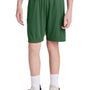 Sport-Tek Youth Moisture Wicking Competitor United Athletic Shorts - Forest Green/White