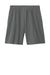 Sport-Tek YST103 Youth Moisture Wicking Competitor United Athletic Shorts Iron Grey/White Flat Back