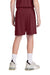 Sport-Tek YST103 Youth Moisture Wicking Competitor United Athletic Shorts Maroon/White Model Back
