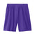Sport-Tek YST103 Youth Moisture Wicking Competitor United Athletic Shorts Purple/White Flat Back