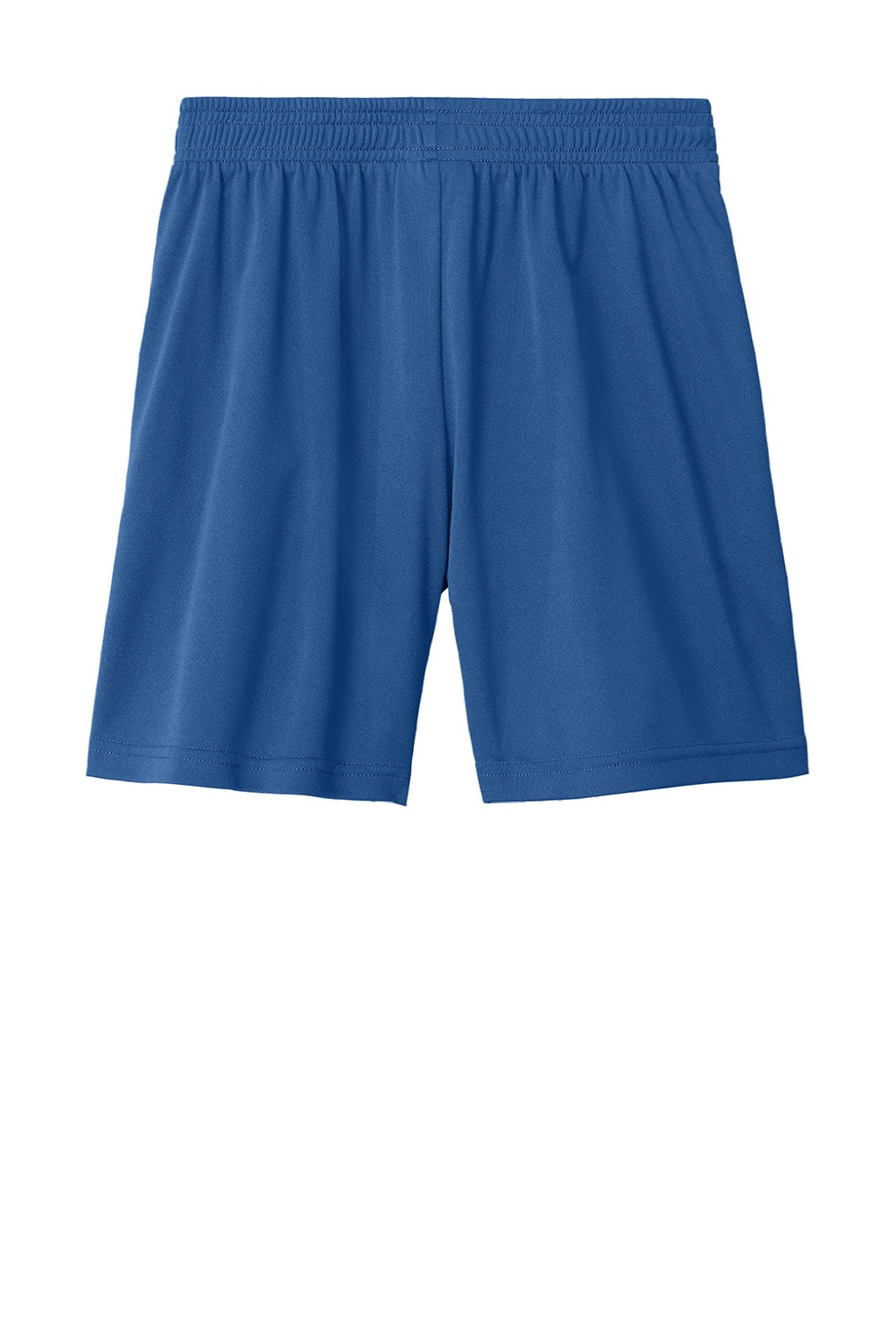 Sport-Tek YST103 Youth Moisture Wicking Competitor United Athletic Shorts Royal Blue/White Flat Back