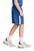Sport-Tek YST103 Youth Moisture Wicking Competitor United Athletic Shorts Royal Blue/White Model Side