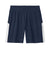 Sport-Tek YST103 Youth Moisture Wicking Competitor United Athletic Shorts True Navy Blue/White Flat Front