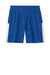 Sport-Tek YST103 Youth Moisture Wicking Competitor United Athletic Shorts True Royal Blue/White Flat Front