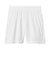 Sport-Tek YST103 Youth Moisture Wicking Competitor United Athletic Shorts White Flat Front