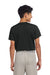 Sport-Tek YST220 Youth Tough Mesh Moisture Wicking Short Sleeve Jersey Black Model Back