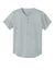 Sport-Tek YST220 Youth Tough Mesh Moisture Wicking Short Sleeve Jersey Silver Grey Flat Front