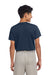 Sport-Tek YST220 Youth Tough Mesh Moisture Wicking Short Sleeve Jersey True Navy Blue Model Back