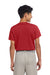 Sport-Tek YST220 Youth Tough Mesh Moisture Wicking Short Sleeve Jersey True Red Model Back
