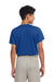 Sport-Tek YST220 Youth Tough Mesh Moisture Wicking Short Sleeve Jersey True Royal Blue Model Back