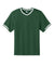 Sport-Tek YST221 Youth Tough Mesh V-Neck Baseball Jersey Forest Green Flat Front