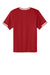 Sport-Tek YST221 Youth Tough Mesh V-Neck Baseball Jersey True Red Flat Back