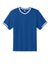 Sport-Tek YST221 Youth Tough Mesh V-Neck Baseball Jersey True Royal Blue Flat Front