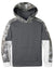 Sport-Tek YST231 Youth Sport-Wick Mineral Freeze Moisture Wicking Fleece Hooded Sweatshirt Hoodie w/ Pouch Pocket Dark Smoke Grey Flat Front