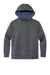 Sport-Tek YST235 Youth Sport-Wick Moisture Wicking Fleece Hooded Sweatshirt Hoodie w/ Pouch Pocket Dark Smoke Grey/True Navy Blue Flat Front