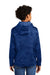 Sport-Tek YST240 Youth Sport-Wick CamoHex Moisture Wicking Fleece Hooded Sweatshirt Hoodie w/ Pouch Pocket True Royal Blue Model Back