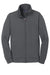 Sport-Tek YST241 Youth Sport-Wick Moisture Wicking Fleece Full Zip Sweatshirt w/ Pockets Dark Smoke Grey Flat Front