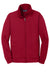 Sport-Tek YST241 Youth Sport-Wick Moisture Wicking Fleece Full Zip Sweatshirt w/ Pockets Deep Red Flat Front