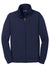Sport-Tek YST241 Youth Sport-Wick Moisture Wicking Fleece Full Zip Sweatshirt w/ Pockets Navy Blue Flat Front